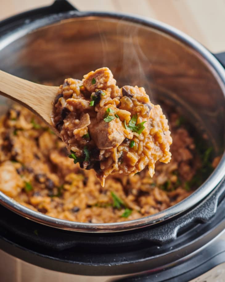 Instant Pot Weeknight Chicken Enchilada Bowls Kitchn